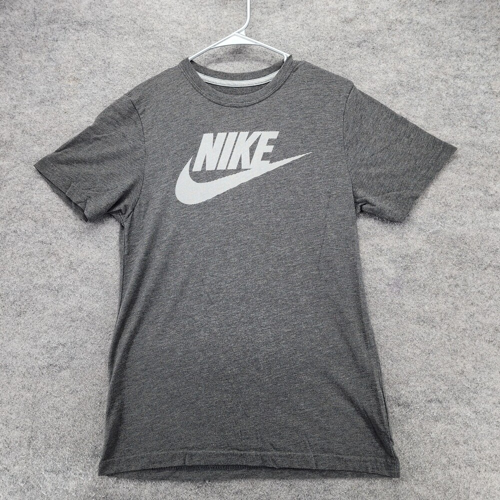 Nike Shirt Mens Small Regular Fit Short Sleeve Gray